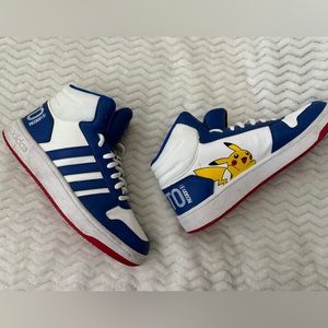 Adidas Pokémon Pikachu Adihoops Mid 2.0 sneakers size 7 preowned